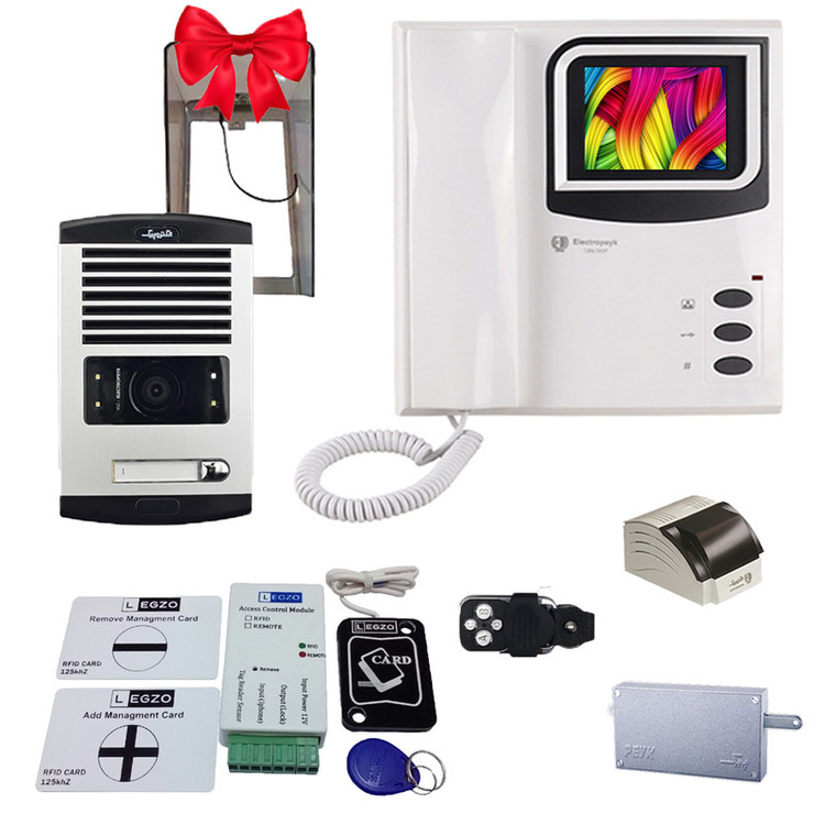 دربازکن تصویری الکتروپیک مدل FD1086/1286/1 یک واحدی به همراه ماژول ریموت دار لگزو