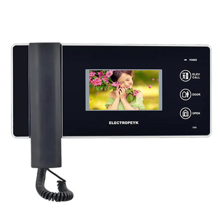دربازکن تصویری الکتروپیک مدل FD1086/1096/Black/1 یک واحدی باماژول ریموت دار