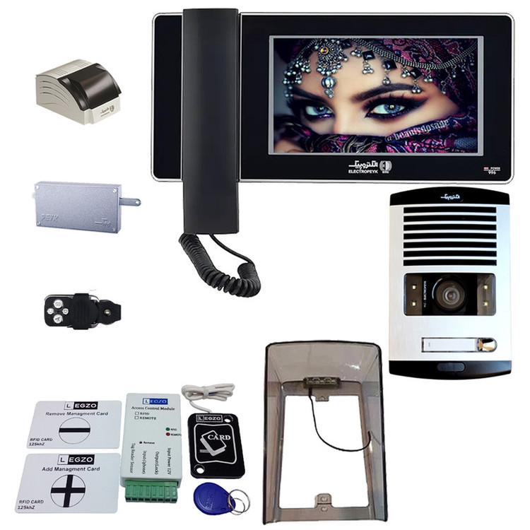 دربازکن تصویری الکتروپیک مدل FD1086/996/Black/1 یک واحدی باماژول ریموت دار