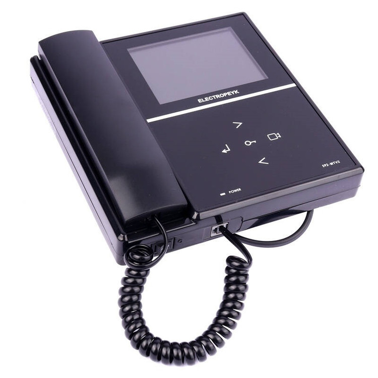 دربازکن تصویری الکتروپیک مدل FD/1086/3/592/Black سه واحدی همراه با ماژول ریموت دار لگزو