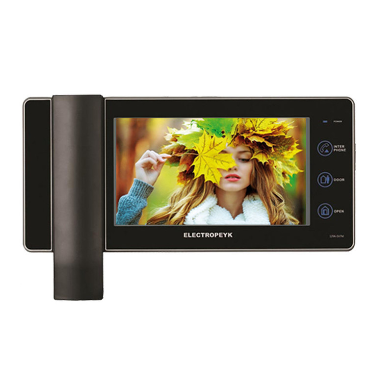 دربازکن تصویری الکتروپیک مدل 1093/ریموت دار/1294 Black/ سه واحدی