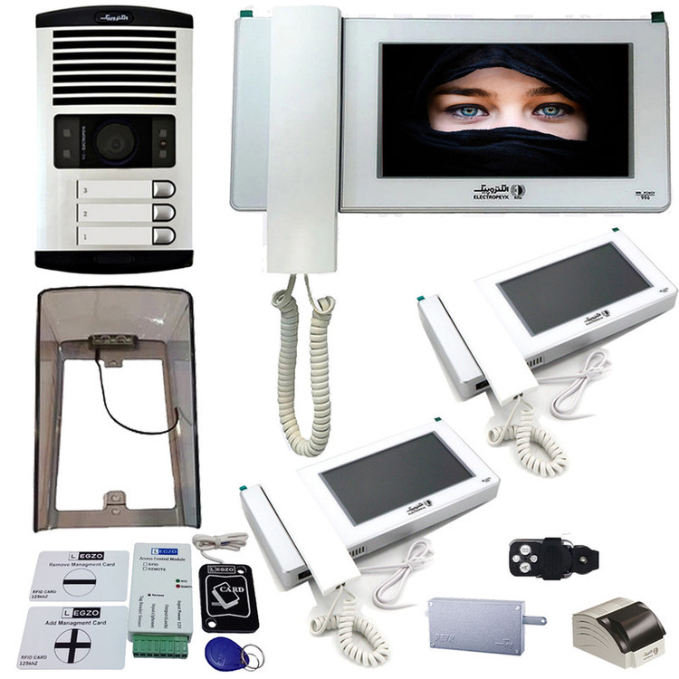 دربازکن تصویری الکتروپیک مدل FD/1086/3/996/White سه واحدی