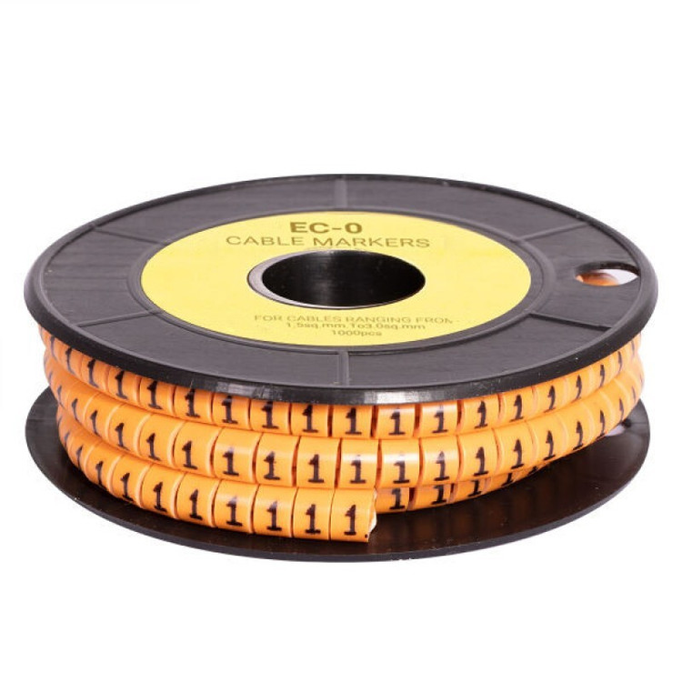 شماره سیم مدل EC-0-1 بسته 1000 عددی