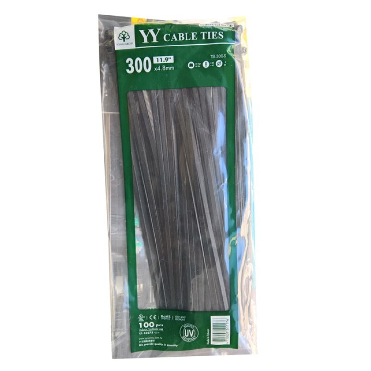 بست کمربندی وای وای مدل TSL-300-S سایز 4.8×300 میلیمتر