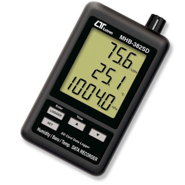 دیتالاگر دما و رطوبت و فشار دیجیتالی لوترون مدل MHB-382SD