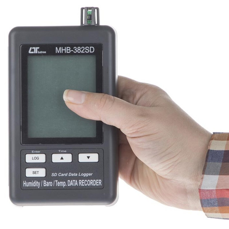 دیتالاگر دما و رطوبت و فشار دیجیتالی لوترون مدل MHB-382SD