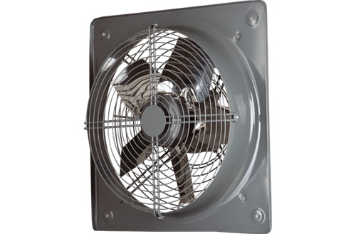 هواکش صنعتی پروانه استیل دمنده 40 سانت VIS-40D4S تکفاز 170W با سرعت 1370 دور