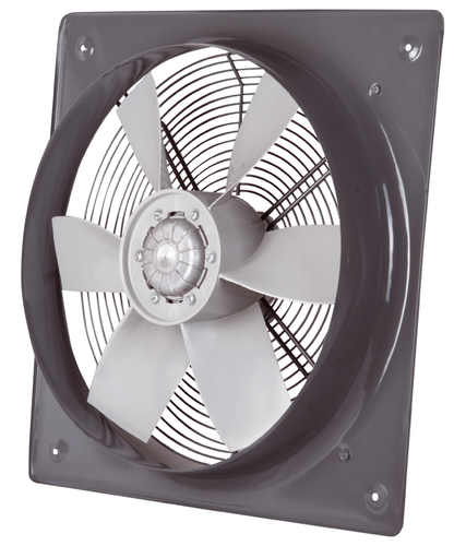 هواکش صنعتی ایلکا با پروانه پلاستیکی دمنده 30 سانت VIE-30A4S تکفاز 90W با سرعت 1430 دور
