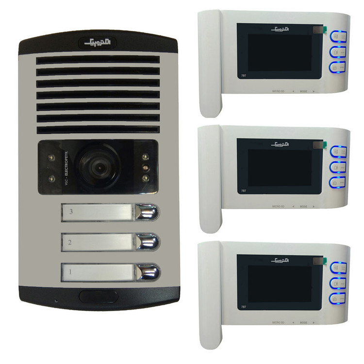 دربازکن تصویری الکتروپیک مدل 797 کد 1024 مجموعه 4 عددی