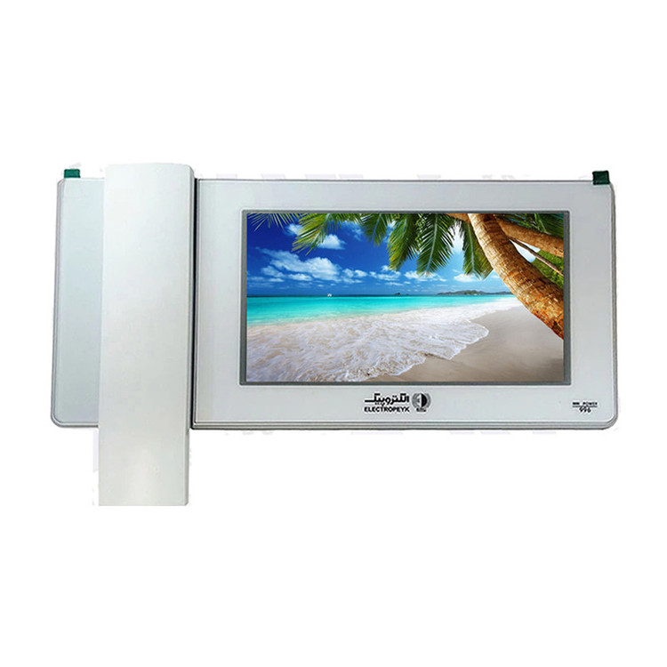 دربازکن تصویری الکتروپیک مدل FD/1086/2/996/White دو واحدی همراه با محافظ ضد خش صفحه نمایش