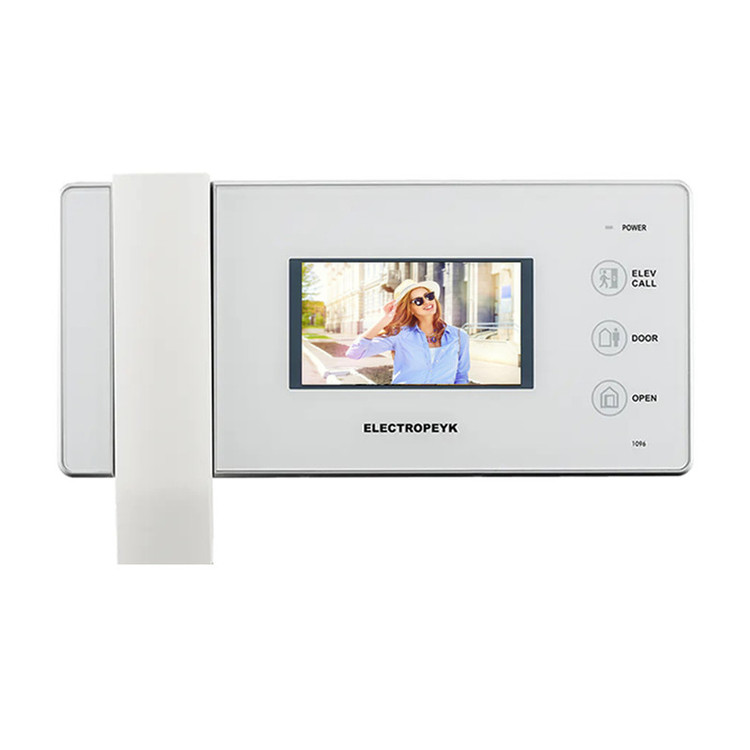 دربازکن تصویری الکتروپیک مدل FD/1086/1/1096/White یک واحدی همراه با محافظ ضد خش صفحه نمایش