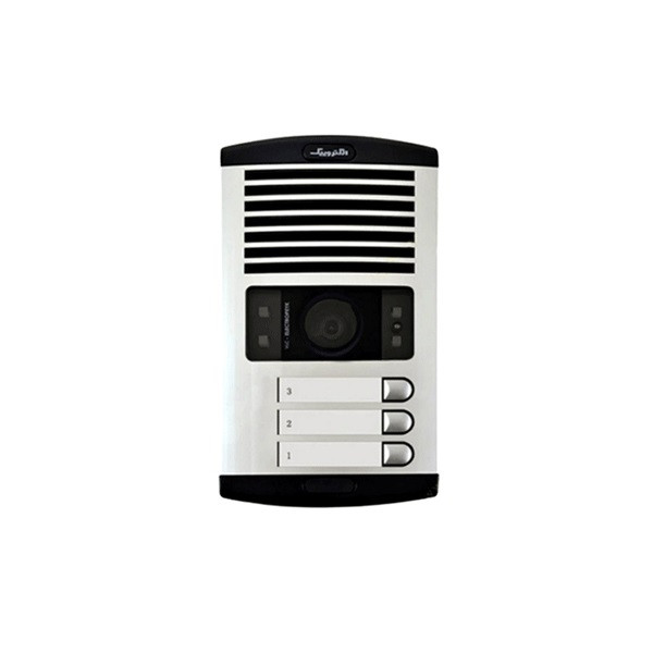 دربازکن تصویری الکتروپیک مدل FD/1086/3/592/سه واحدی به همراه محافظ صفحه نمایش